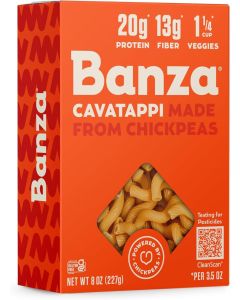 Banza Chickpea Cavatappi Pasta - Gluten Free, 8 Ounces