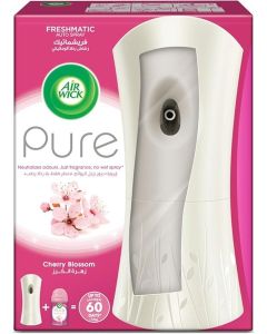 Air Wick Freshener Freshmatic Auto Spray Kit, Pure Cherry Blossom Scent, 250ml