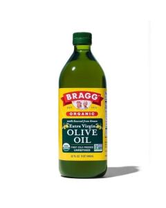 Bragg Organic Extra Virgin Olive Oil 32 fl oz Sourced from Organic Greek Koroneiki Olives Great for Cooking at Home