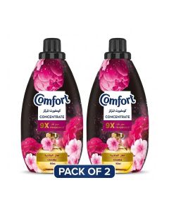 Comfort Concentrate Fabric Softener Charm, 9X Fragrance, 900ml, Pack of 2