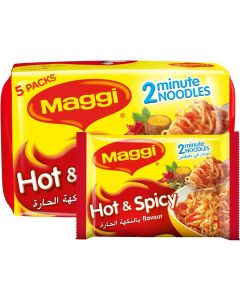 Maggi Hot & Spicy Noodles 5 x 78g