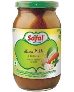 Safal Mixed Pickle, Traditional Blend of Vegetables & Spices, 400g