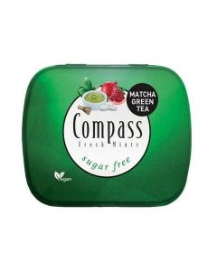 Compass Fresh Mints Sugar Free Matcha Green Mints- 14gms