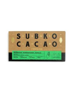 Cacao - Terroir (85% Dark): Mankuva, Konnathady, Kerala - Single Origin Dark Chocolate Full Bar