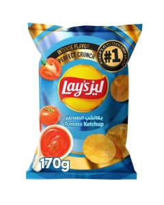 Lays Intense Tomato Ketchup Flavored Potato Chips- 170gms