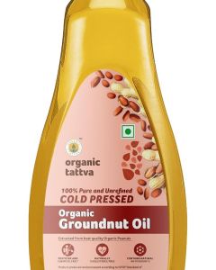 Organic Tattva Cold Pressed Groundnut Oil - 1 Liter