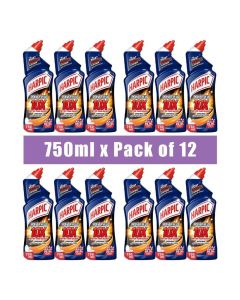 Original Power Plus 10X Most Powerful Toilet Cleaner Liquid, 750 ml (Pack Of 12)