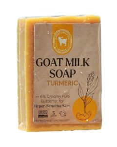 Honey Sweetie Acres Turmeric Goat Milk Soap Handmade 5 oz Bar Made with Natural Ingredients Moisturizing Gentle Made in the USA
