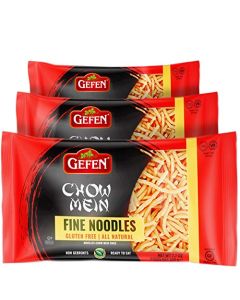 Gefen Gluten Free Chow Mein Fine Noodles 8oz 3 Pack Ready To Eat All Natural Thin Crisp Best By 862026