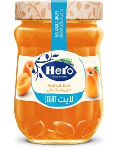 Hero Light Apricot Jam 320g