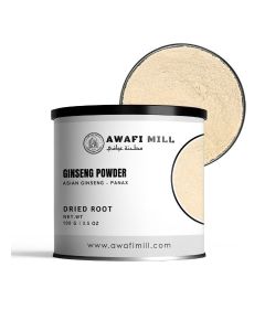 AWAFI MILL Ginseng Root Powder (Panax ginseng) / Finely Ground Asian Ginseng / Earthy, Slightly Bitter Aroma - 100 g / 3.5 Oz