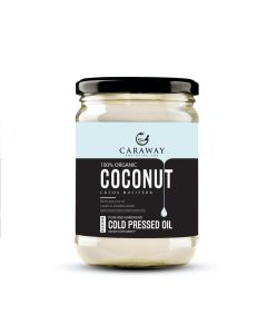 CARAWAY Virgin Coconut Oil 500 ml Cold Pressed Coconut Oil for Cooking Hair Care and Baby Massage FSSAI Certified Rich in MCTs Ayurveda Oil Pulling