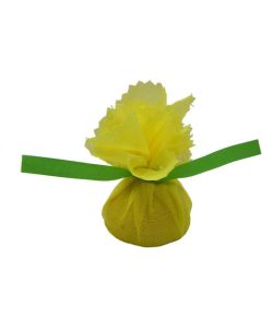 Regency Wraps Lemon Wraps Lemon Covers Yellow with Green Ribbon 25 Count Wedge Bags For SeedFree Squeezing Over Seafood Works for Lemon Halves or Wedges