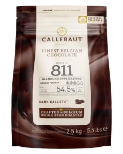 Callebaut Belgian Dark Chocolate Callets 54.5%