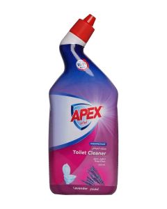 Apex Toilet Cleaner Lavender 500ml Disinfectant Deep Clean Toilet Bowl Cleaner Removes Stains and Leaves Fresh Fragrance 500 ML