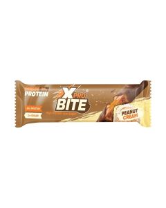 XPro Bite Protein Bar / Peanut Cream Flavor / High Protein / Low Sugar / Energy Boost Snack / 50g Bar