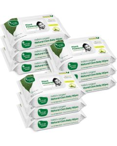 Mother Sparsh Natural Care Baby Wipes 60 Pcs (Pack of 9) - Plant Powered Wet Wipes with Cucumber Extract
