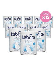 Kabrita 1 Goat Milk Based Infant Formula 0-6 Months 400gm Pack of 12