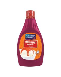 American Garden Strawberry Syrup In Easy-To-Use Squeeze Bottle- 680ml