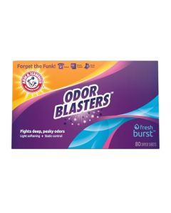 Arm Hammer Odor Blaster Sheets Fresh Burst 80ct