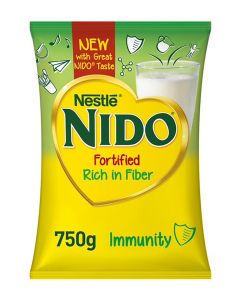 Fortified Powder Milk Rich in Fiber Pouch