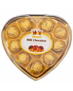 Monti Heart Shape Milk Chocolate With Peanut 150g