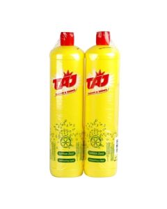TAJ Lemon Dishwashing Liquid 2 x 900ml Strong Grease Removal Dish Wash / 2PCs