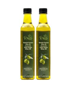 Rafaella Spanish Pomace Olive Oil, 2 x 500 ml - Blended with Extra Virgin Olive Oil