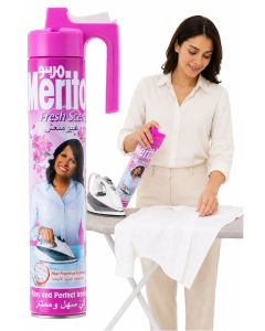 Fresh Scent Easy & Perfect Ironing Spray 500ML, Starch Spray with Fiber Protection, UV Protection, Wrinkle Removal & Long-Lasting Freshness