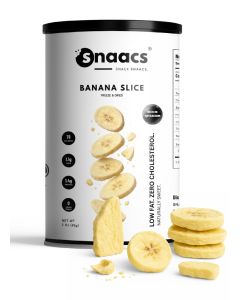 SNAACS Freeze-Dried Banana Slices / No Added Sugar