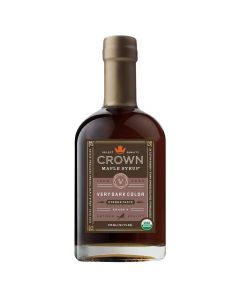 Crown Maple Very Dark Color Strong Taste Certified Organic Maple Syrup 127 Fl Oz Pancakes Basting Glazes Sauces Mustards