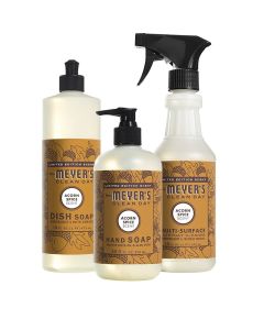 Mrs Meyers Acorn Spice Kitchen Set Variation Includes 1 Hand Soap 1 Dish Soap and 1 Multi Surface Cleaner 3 ct