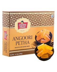 Angoori Petha 400 gm / Juicy Agra Sweet Made from Ash Gourd / Traditional Indian Dessert / Soft & Refreshing / No Preservatives