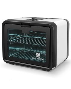 UV Sanitizer Cabinet Professional Disinfection Box 8L Capacity for Salon Tools Manicure Set Smartphones and Home Use