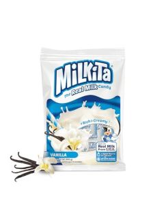 Milkita Creamy Vanilla Milk Candy LowSugar Healthy Sweets with Real Milk for Kids Adults Fat Free Gluten Free Candy with Calcium for Everyday Indulgence 25 Count Bag