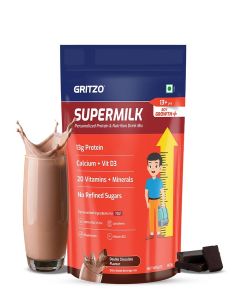 Gritzo SuperMilk Growth+ (13+ Boy), Double Chocolate, 800g