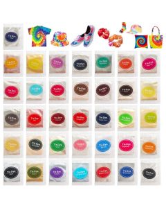 36 Colors Tie Dye Powder Rainbow Tie Fabric Dye Powder for Tie Dying Tie Dye Kits DIY Coloring Party Supplies Suitable for Arts 36 Colors