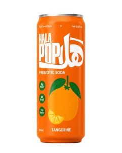 Tangerine Prebiotic Soda Drink Can