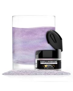 Brew Glitter Edible Glitter for Drinks Cocktails Beer Garnish Beverages Iridescent Purple 4 Grams