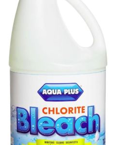 AQUA Plus Liquid Chlorite Bleach - 1 Gallon Powerful Disinfectant for Laundry and Household Cleaning