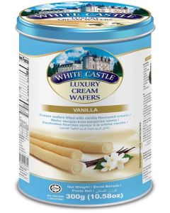 White Castle Luxury Vanilla Cream Wafer Roll Sticks,300g