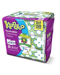 Kandoo Sensitive Flushable Wipes 50 sheets 3 count