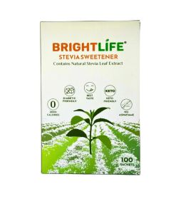 BRIGHTLIFE STEVIA SWEETENER 100 Sachets
