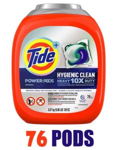76-Piece Power PODS Laundry Detergent For Baby Sensitive Skin With 10x Heavy Duty Hygienic Clean For All Automatic Machine