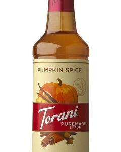 Torani Puremade Pumpkin Spice Syrup - 750 ML Bottle