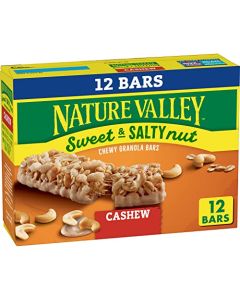 Nature Valley Granola Bars Sweet and Salty Nut Cashew 12 ct 144 OZ