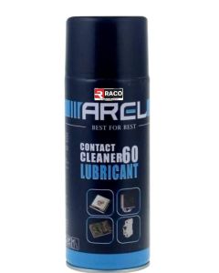 RACO Arel Contact Cleaner Lubricant 60 Spray Cleans, Protects, and Lubricates Electrical Contacts, Switches, and Components / Anti-Corrosion Formula, Quick-Drying, 450ml