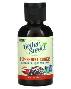 Better Stevia Zero-Calorie Liquid Sweetener Peppermint Cookie 2 Fl Oz 59 Ml