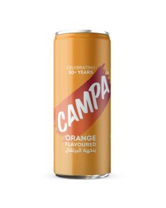 Orange Soft Drink Can