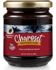 Charoset Date & Walnut Spread - 8.57oz Jar / Kosher for Passover / Traditional Homestyle Recipe